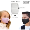 Pikkukuva 3 / 5: 50 kpl lasten kokoinen naamiosuodatin Lapset PM 2.5 aktivoitu c