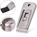 Miniatyrbilde 1 av 4: 1 stk metallskrape, glasskrape, keramisk skrape for å fjerne etiketter, lim, klistremerker, klistremerker osv.