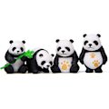 Miniatyrbilde 1 av 5: Panda kakepynt dekorasjon kaketilbehør Creative Minia