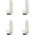 Miniatyrbilde 1 av 5: 4 stk rustfritt stål selvklebende krok, selvklebende kroker, for
