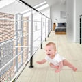 Miniatyrbillede 1 af 5: Trappebeskyttelsesnet, Sikkerhedsnet, Balkon Trappebeskyttelsesnet, 2m*78cm A