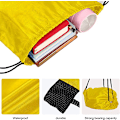 Miniatyrbillede 2 af 5: 2 stk. Sports Drawstring Bag, Vandtæt Drawstring Rygsæk S