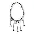 Miniatyrbillede 3 af 5: 15 stk. Kvinders sorte choker-ring, pigers elastiske, strækbare, lige