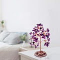 Pikkukuva 4 / 5: Violetti Kristallirahapuu Chakra Healing Feng Shui Fortune Go