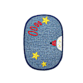 Pikkukuva 5 / 5: 12 kappaleen pakkaus kirjailtuja tarroja kosminen planeetta -sarjan tarroja emb
