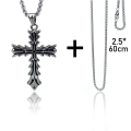 Miniatyrbilde 5 av 5: 3-delt Thorn Cross-anheng i rustfritt stål og titan