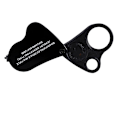 Miniatyrbild 3 av 5: Juvelerarens linsglaslupp 30X & 60X förstoringsglas 2x LED-lampor（svart）