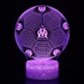 Miniatyrbillede 4 af 4: Tilbud Bedste fodboldform 3d optisk illusion smart 7 farve led nig
