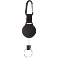 Miniatyrbillede 1 af 5: Heavy Duty Retractable Key Ring med 65cm Stålkabel, Sort