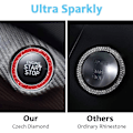 Miniatyrbillede 3 af 5: Push Start Knap Bling Ringe Auto Bil Motor Start Stop Knap