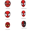 Miniatyrbilde 3 av 5: Strykejern-på lapp 15 stykker strykejern-på lapper Spider Man brodert lapp for DIY tilpasse klær T-skjorte jeans ryggsekk barnejakke