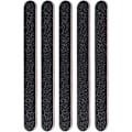 Miniatyrbillede 1 af 5: Sort - 5 pakke professionelle neglefile, dobbeltsidede neglefile,