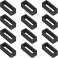Silikon spänne, 12-pack spänne rem, gummi ersättning spänne