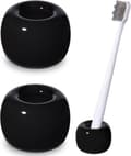 Elegant Mini Keramik Tandbørsteholder Stativ til Badeværelse Van