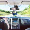 Miniatyrbilde 2 av 5: Bilens bakspeil anheng Stitch-Lilo Stitch Swing Cute Car Re