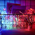 Miniatyrbillede 4 af 5: 4m Butterfly Ice Strip Curtain Light Julelys Kæde Net