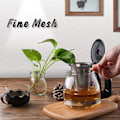 Miniatyrbillede 4 af 5: Te-filter, 2 stk. te-infuser med fine huller lavet af 304 rustfrit stål