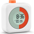 Miniatyrbild 1 av 5: Digital visuell timer (vit), 3 i 1 med timer, klocka och alarmfunktion
