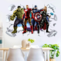 Miniatyrbillede 3 af 5: For Super Hero Wall Decal 3D Gem Wall Stickers Fjernelse