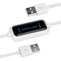 Miniatyrbillede 1 af 5: USB 2.0 PC til PC transmissions-/datakabel til computere, lap