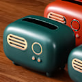 Miniatyrbillede 4 af 5: Retro Rektangulær Vævsæske, Radiomodel, Vævsæske, Praktisk