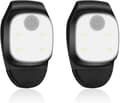 Set med 2 håndfrie LED-hovedlykter med klips, vanntett lys, 4 lysmoduser