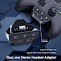 Miniatyrbillede 3 af 5: Universal Headset Adapter Controller Stereo Headset Adapter