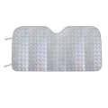 Miniatyrbillede 5 af 5: Bil front solskærm Tyk laser solskærm Sommer solbeskyttelse - R-3934 130*70cm