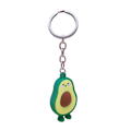 Miniatyrbillede 1 af 5: Sæt med 3 nøgleringe i form af avocado, perfekt pasform, grøn