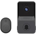 Miniatyrbilde 1 av 5: Svart - Trådløs videodørklokke, Wi-Fi smart videodørklokke, Nig
