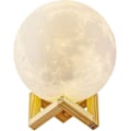 Miniatyrbilde 1 av 5: 3D Månelampe, ALED LYS LED Nattlys Touch Luna Lampe 3 Farger
