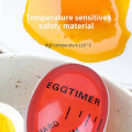 Miniatyrbilde 3 av 5: Sett med 4 fargeskiftende eggtimer, kjøkken eggtimer, medium hard fargeskiftende eggtimer, egnet