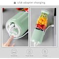 Miniatyrbilde 3 av 5: Bærbar fruktblender, Mini USB-blender for smoothie, milkshake