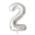 Miniatyrbilde 1 av 5: Tall 2 - Dyrehode Ballong Kombinasjonssett Dyretema Barnebursdag Badefest Tall Al