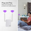 Miniatyrbillede 3 af 5: WiFi-repeater 300Mb, WiFi-forstærker trådløs extender-forstærker
