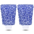 Miniatyrbillede 1 af 5: Par af mikrofiber bilvaskhandsker (blå), rengøringshandsker udstyr