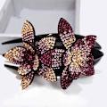Miniatyrbillede 1 af 4: 2 stk. Kvinde Krystal Rhinestone Hårnål Hårklemmer Hårklo F