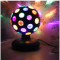 Miniatyrbillede 4 af 6: 6 tommer discokugle roterende scene lampe USB drift discokugle