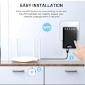 Miniatyrbillede 4 af 4: WiFi-forstærker 300 Mbps 2,4 GHz, Mini WiFi-extender, WiFi-booster,