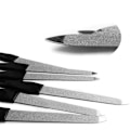 Miniatyrbillede 4 af 5: Sort Neglefil, Neglefil, 5 STK 148mm Metalisk Rustfrit Stål