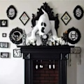 Miniatyrbillede 4 af 5: Halloween vindue dekorationer vindue hit spøgelse halloween udendørs