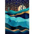 Pikkukuva 1 / 5: 30x40cm 5D DIY timanttimaalaus täydellinen, abstrakti maalaussarja#O,D