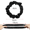 Pikkukuva 2 / 5: 4 kpl (moniväriset ja kultaiset) silkkihiuslenkit, hiusnauhat, naiset tytöt Bobbles Scrunchies hiusnauhat siteet köydet Scrunchie hiuslisävarusteet naisille tai tytöille