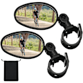 Miniatyrbild 1 av 5: 2 st Cykelbackspegel 360 Grader Justerbar Rotationsbar M