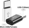 Miniatyrbilde 2 av 5: 4 stk. USB C-adapter, USB C til Micro USB-adapter Type C hann til