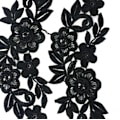 Miniatyrbild 1 av 5: 2 blommor à 28 x 14 cm En bit, Ecusson Patch Badge Applique Fl