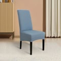 Miniatyrbilde 4 av 5: (Grå Blå) 6 stk. Store Spisestoltrekk Stor Størrelse Stoltrekk Flyttbar Vaskbar grey blue