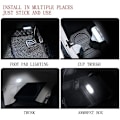 Pikkukuva 4 / 5: 4 kpl langatonta LED-valoa auton sisätiloihin, auton LED-valot sisällä