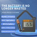 Miniatyrbillede 4 af 5: 168Max Digital Lithium Batterikapacitetstester Universal Tes