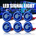 Pikkukuva 2 / 5: 10x 3/4\" Luodinmuotoiset siniset LED-sivumerkkivalot
